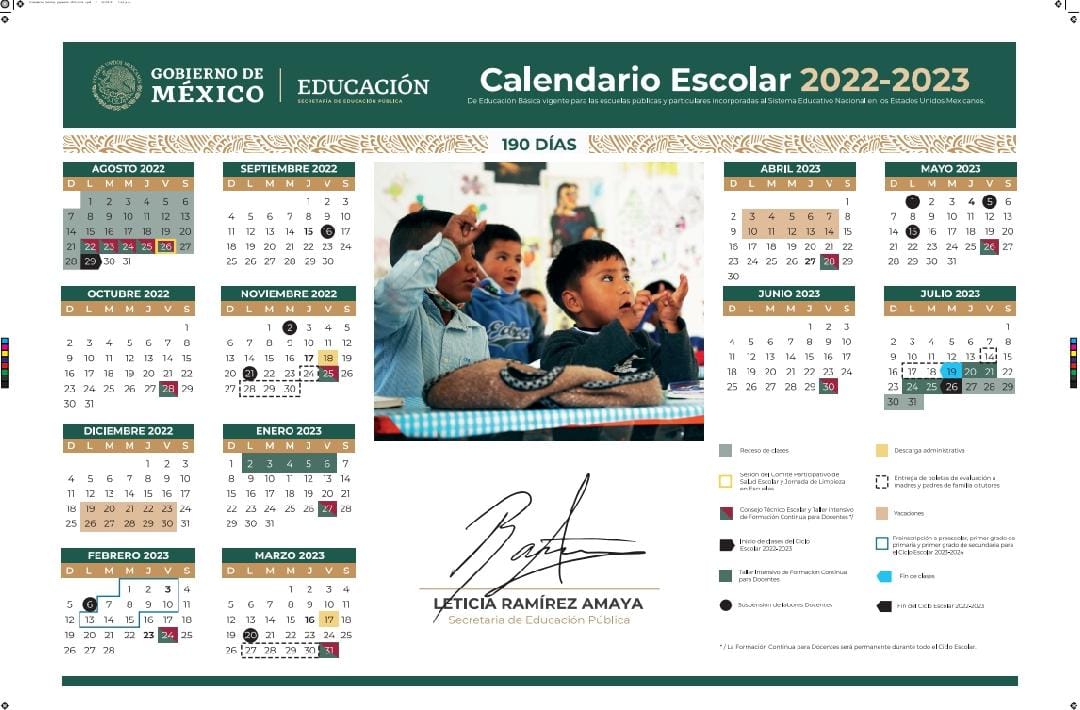 Anuncia SEP Modificaciones Al Calendario Escolar 2022-2023 De Educación ...