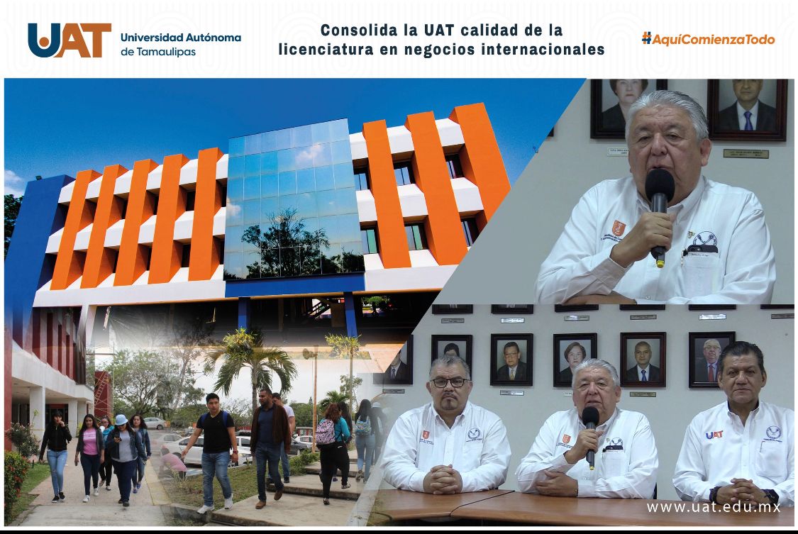 • La Licenciatura en Negocios Internacionales de la Facultad de Comercio de Tampico recibe una nueva acreditación que consolida por cinco años más su vigencia como programa de alta calidad educativa.