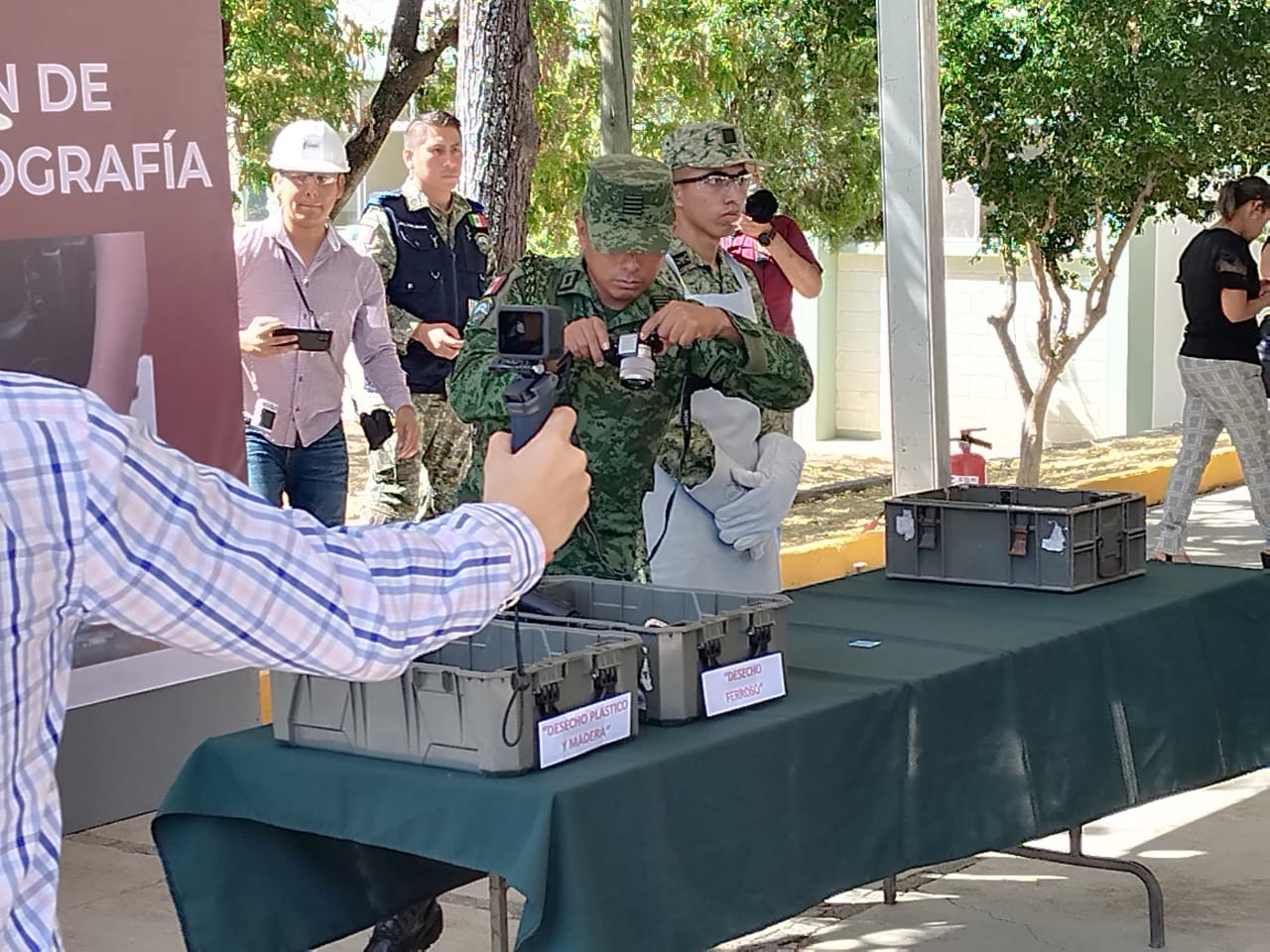 Destruyen armamento decomisado por autoridades federales y estatales