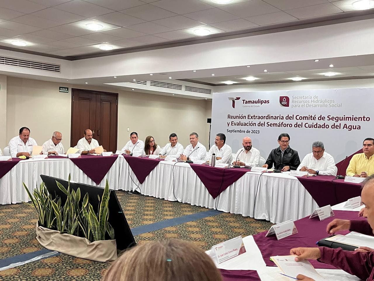 En un trabajo conjunto, participamos en la Reunión Extraordinaria del Comité de Seguimiento y Evaluación del Semáforo del Cuidado del Agua