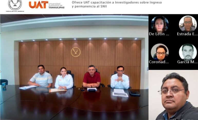 Capacita UAT a investigadores sobre ingreso y permanencia en el SNII