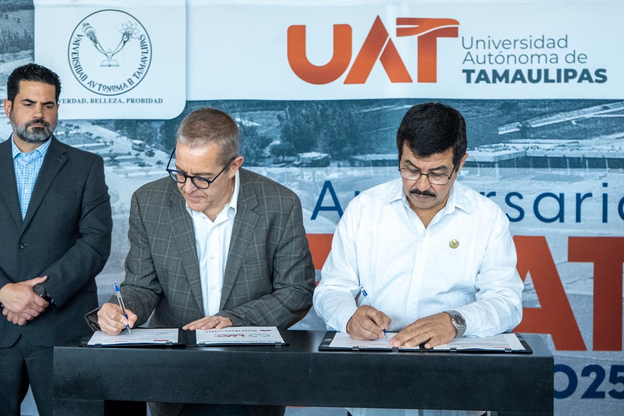 Firman convenio la UAT y la Auditoría Superior del Estado