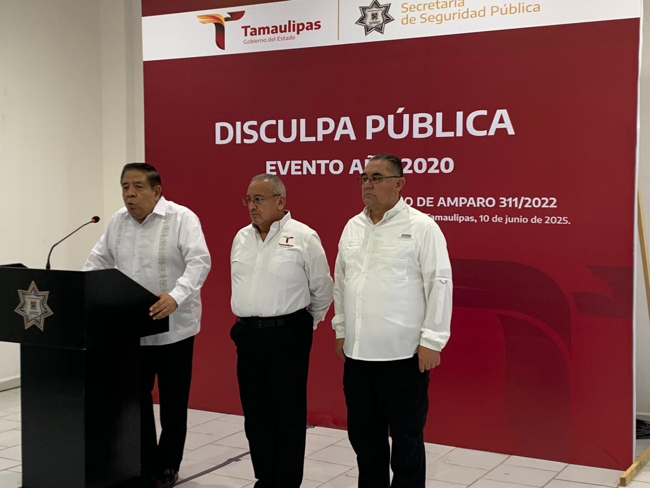 Autoridades estatales ofrecen disculpa pública por desaparición forzada en el año 2020