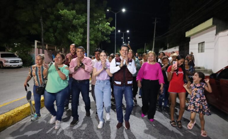 Moderniza Municipio red de alumbrado en la Simón Torres.