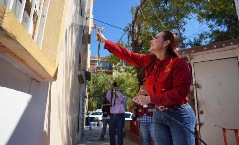LANZA ALCALDESA CARMEN LILIA CANTUROSAS PROGRAMA “PINTA TU FACHADA” PARA TRANSFORMAR ENTORNOS Y EMBELLECER NUEVO LAREDO