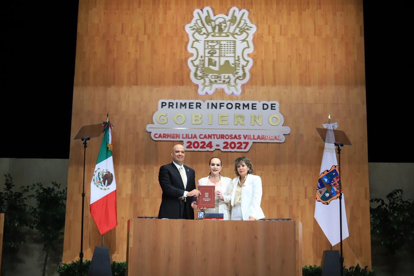 «JUNTOS LO HACEMOS POSIBLE»: PRESENTA CARMEN LILIA CANTUROSAS PRIMER INFORME DE RESULTADOS DEL SEGUNDO PERIODO