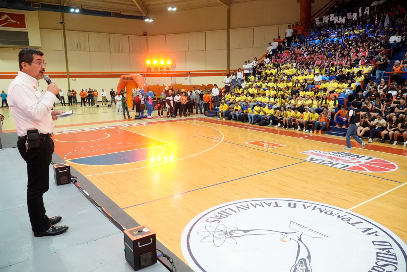 Inaugura rector de la UAT los Juegos Deportivos Interfacultades 2025