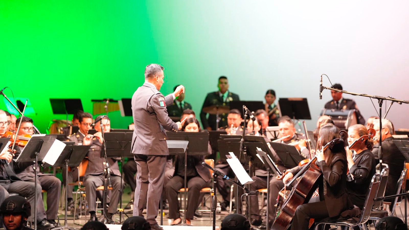 Orquestas de la UAT y Guardia Nacional celebran el folclor mexicano