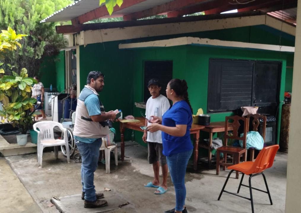 Apoyan Brigadas de Salud y Acción Comunitaria IMSS Tamaulipas a damnificados del Higo Veracruz