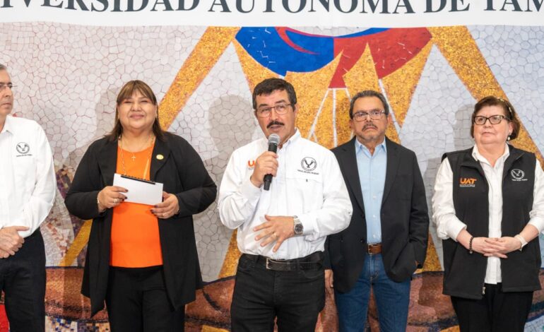 Respaldo del gobernador consolida logros históricos de la UAT: Dámaso Anaya