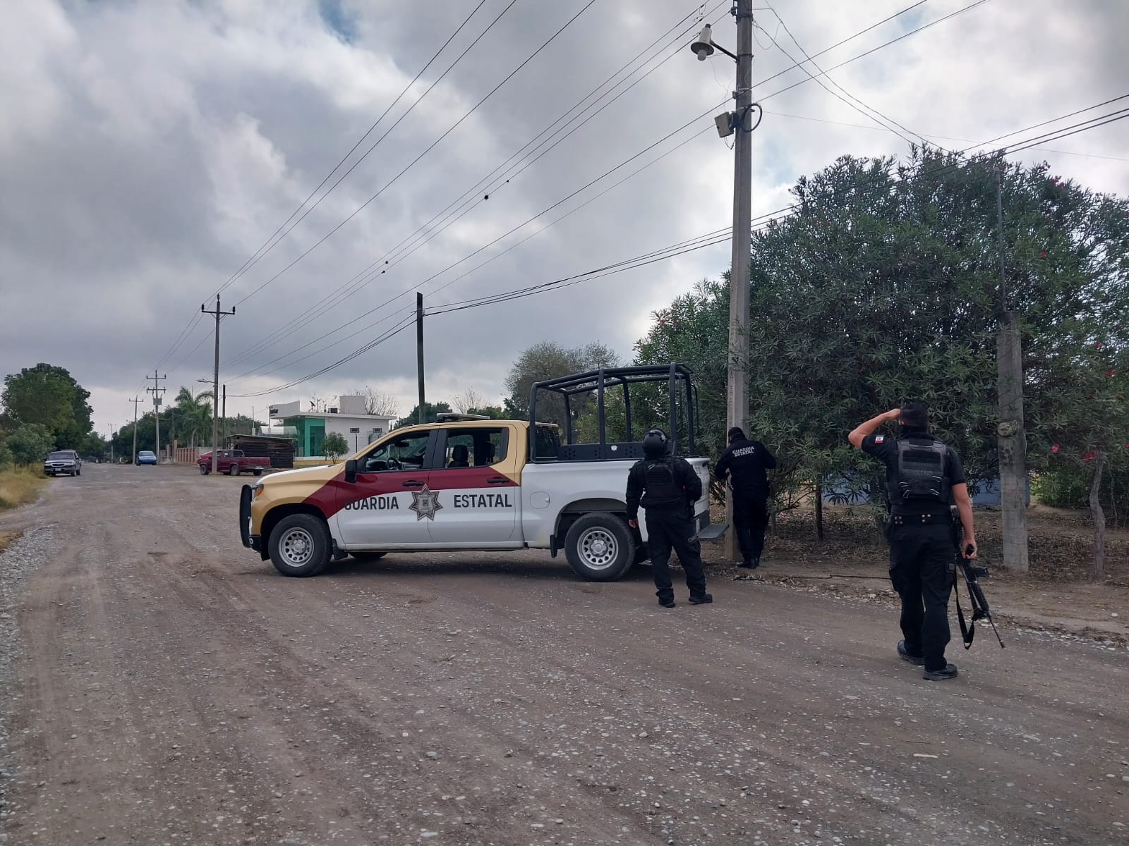 Guardia Estatal retira cámara de videovigilancia irregular en Padilla