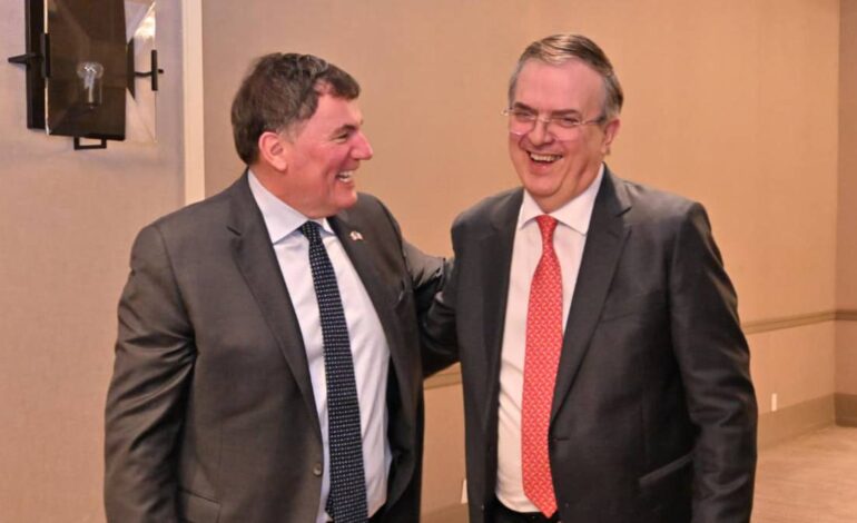 México y Canadá refuerzan cooperación rumbo al T-MEC, afirma Ebrard