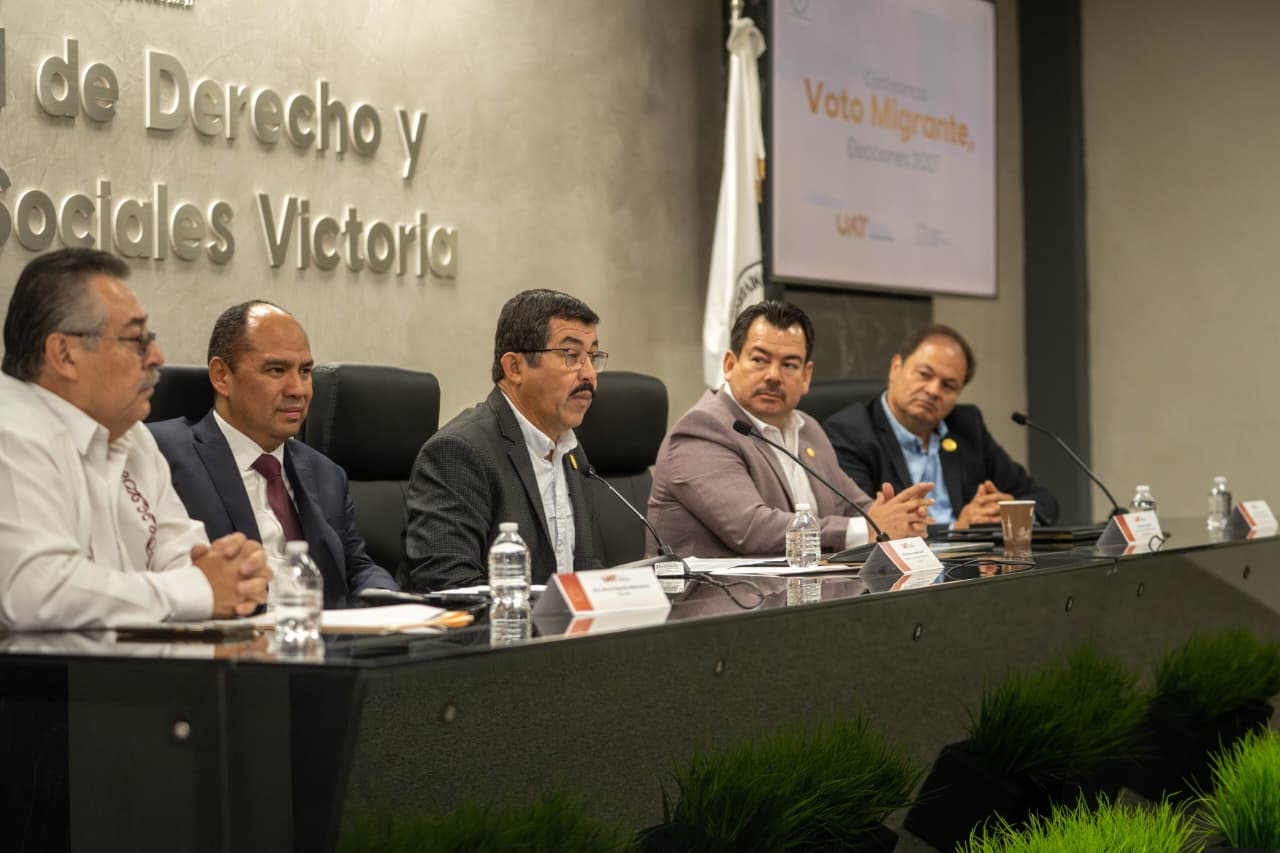 Exponen en la UAT conferencia “Voto Migrante, Elecciones 2027