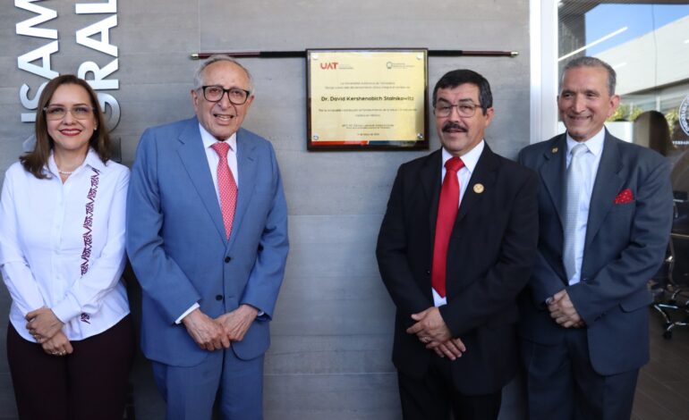 Confiere la UAT Doctorado Honoris Causa al secretario de Salud federal David Kershenobich