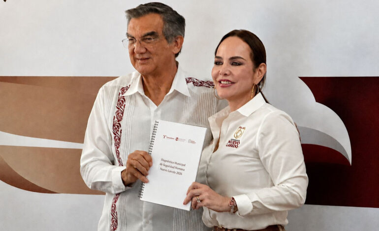 NUEVO LAREDO DESTACA EN SEGURIDAD GRACIAS AL TRABAJO COORDINADO CON EL GOBERNADOR AMÉRICO VILLARREAL: CARMEN LILIA CANTUROSAS