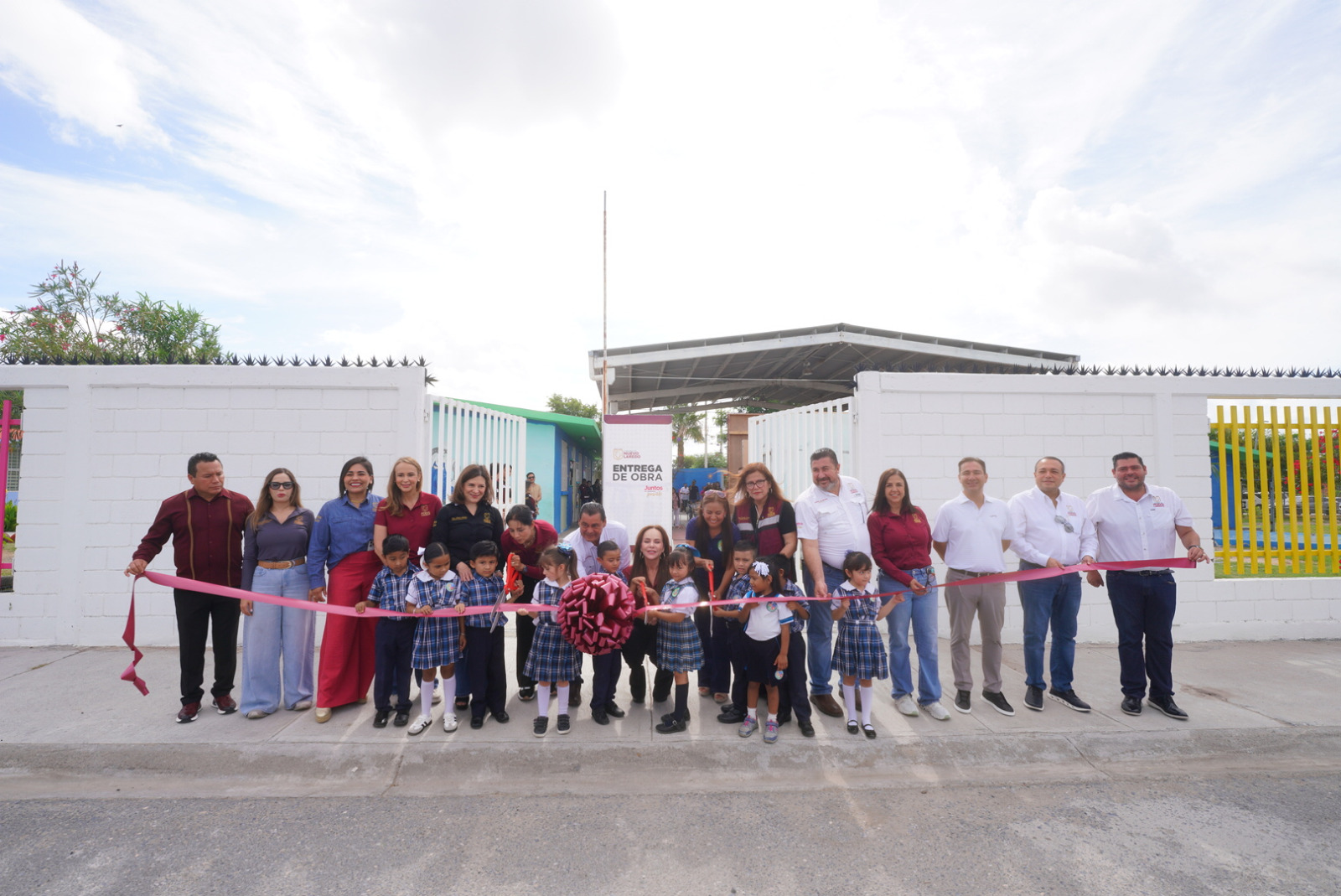 GOBIERNO DE CARMEN LILIA CANTUROSAS FORTALECE INFRAESTRUCTURA EDUCATIVA EN VILLAS DE SAN MIGUEL