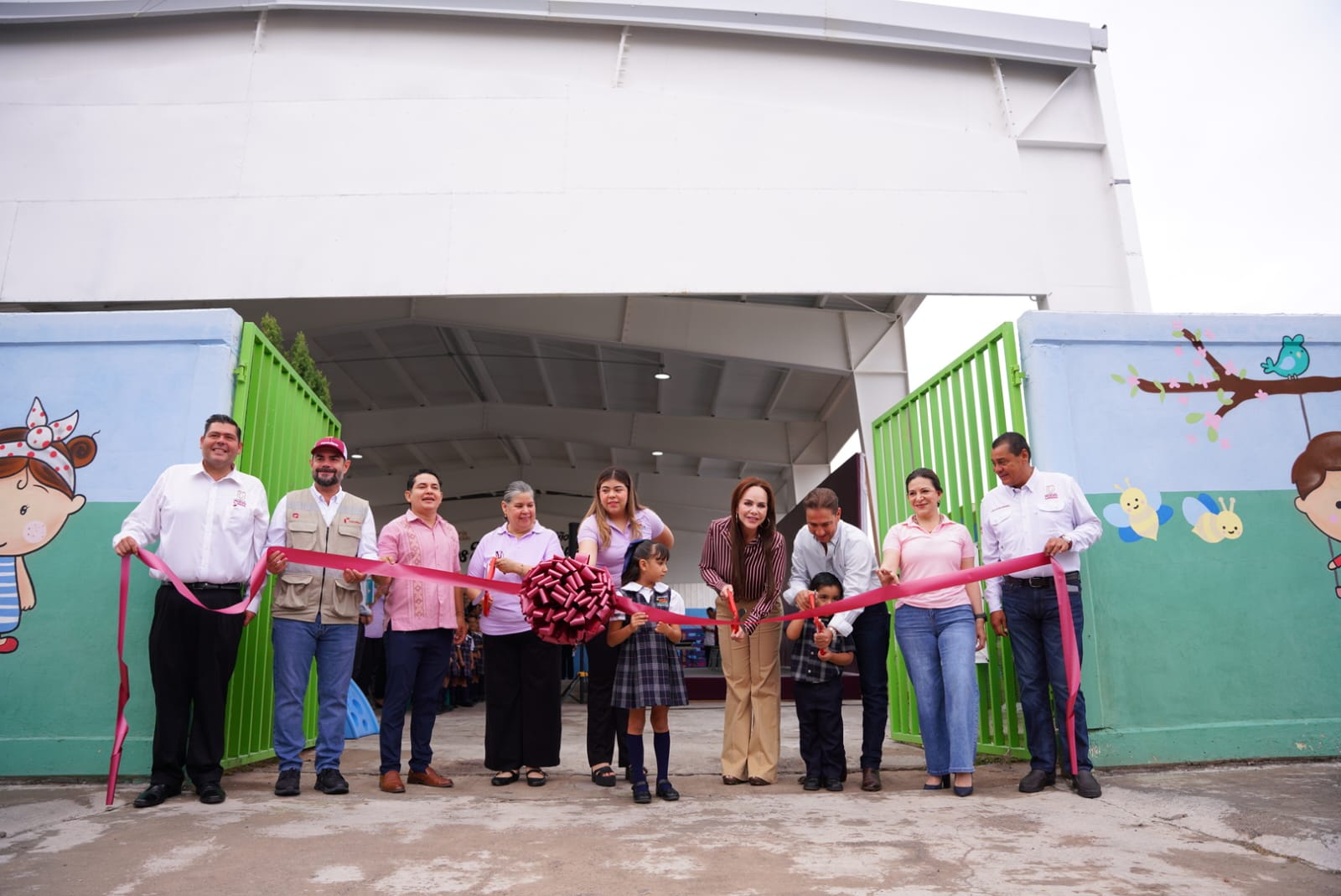 GOBIERNO DE CARMEN LILIA CANTUROSAS TRANSFORMA ESCUELAS DE EDUCACIÓN BÁSICA CON INVERSIÓN EN INFRAESTRUCTURA
