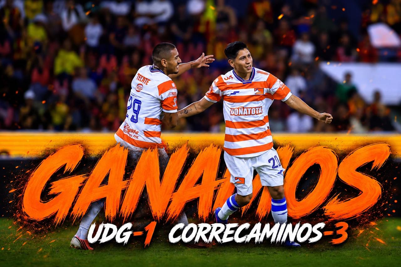 HABLA CORRECAMINOS EN LA CANCHA: LE PEGA 3-1 A LEONES NEGROS  •	El equipo de la UAT amanece como superlíder al alargar su invicto en el Estadio Jalisco