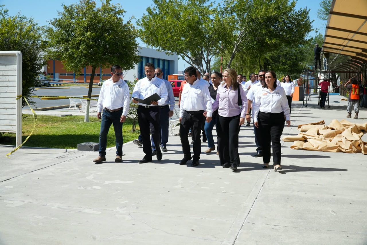 Contará la UAT con más y mejores edificios e infraestructura en Nuevo Laredo. El rector supervisó obras en la frontera