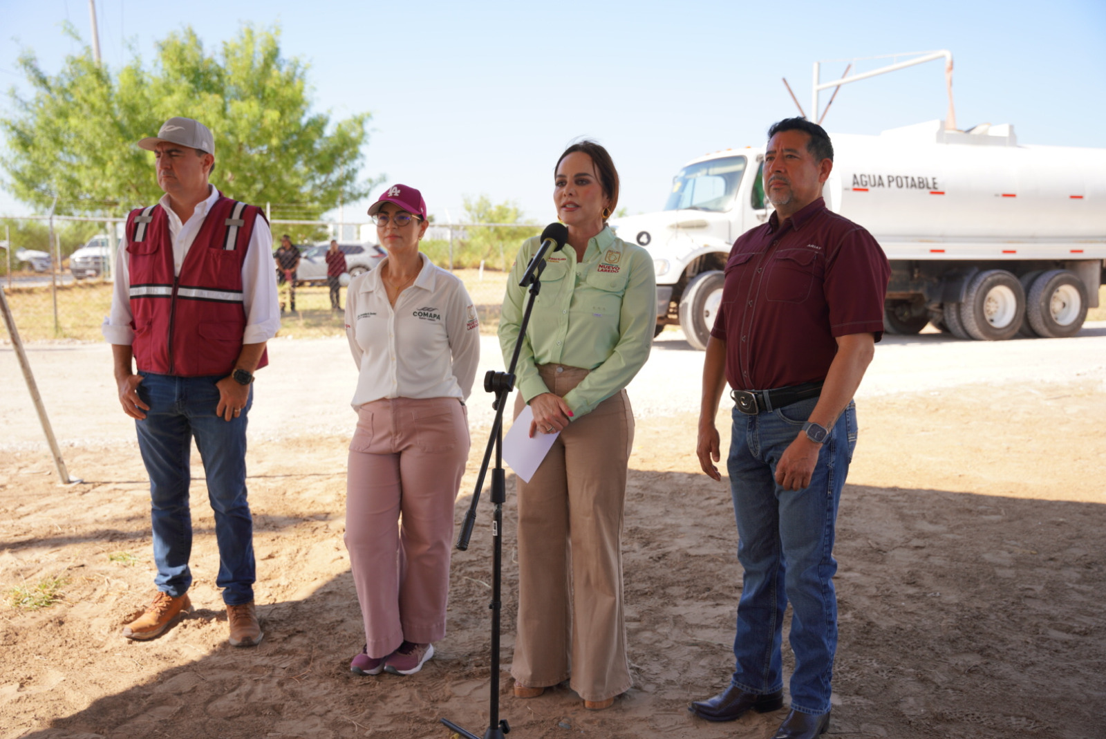 CARMEN LILIA CANTUROSAS IMPULSA NUEVA INFRAESTRUCTURA DE AGUA PARA MÁS DE 100 MIL FAMILIAS DE NUEVO LAREDO