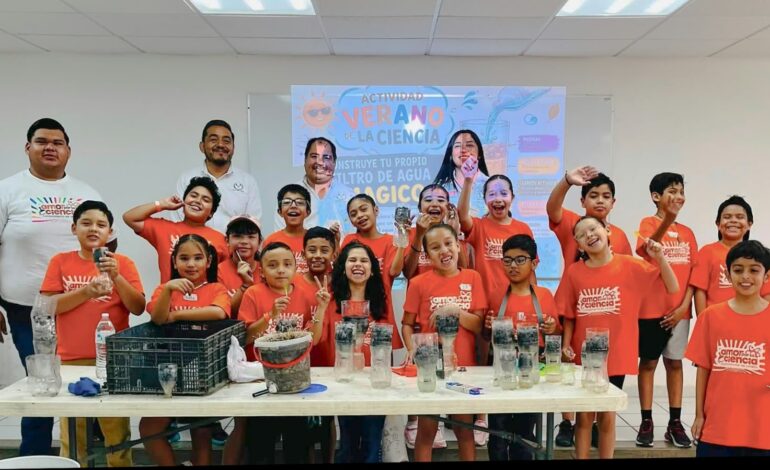 Concluye UAT con éxito campamento infantil “Amor por la Ciencia 2026”