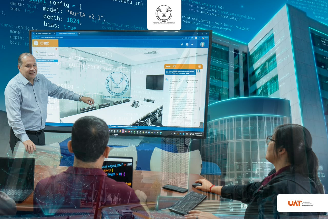 Desarrolla la UAT asistente virtual AurIA para optimizar procesos administrativos y financieros