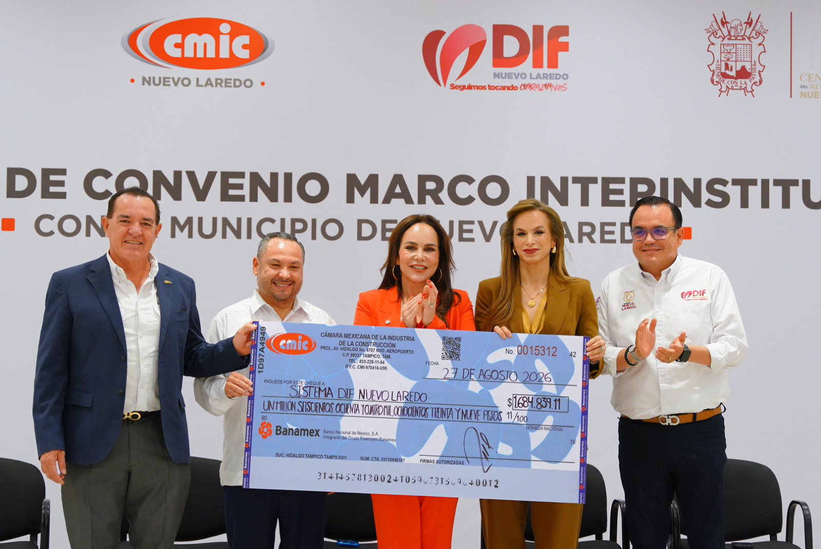 CARMEN LILIA Y CONSTRUCTORES SUMAN ESFUERZOS PARA LLEVAR APOYO A FAMILIAS VULNERABLES DE NUEVO LAREDO