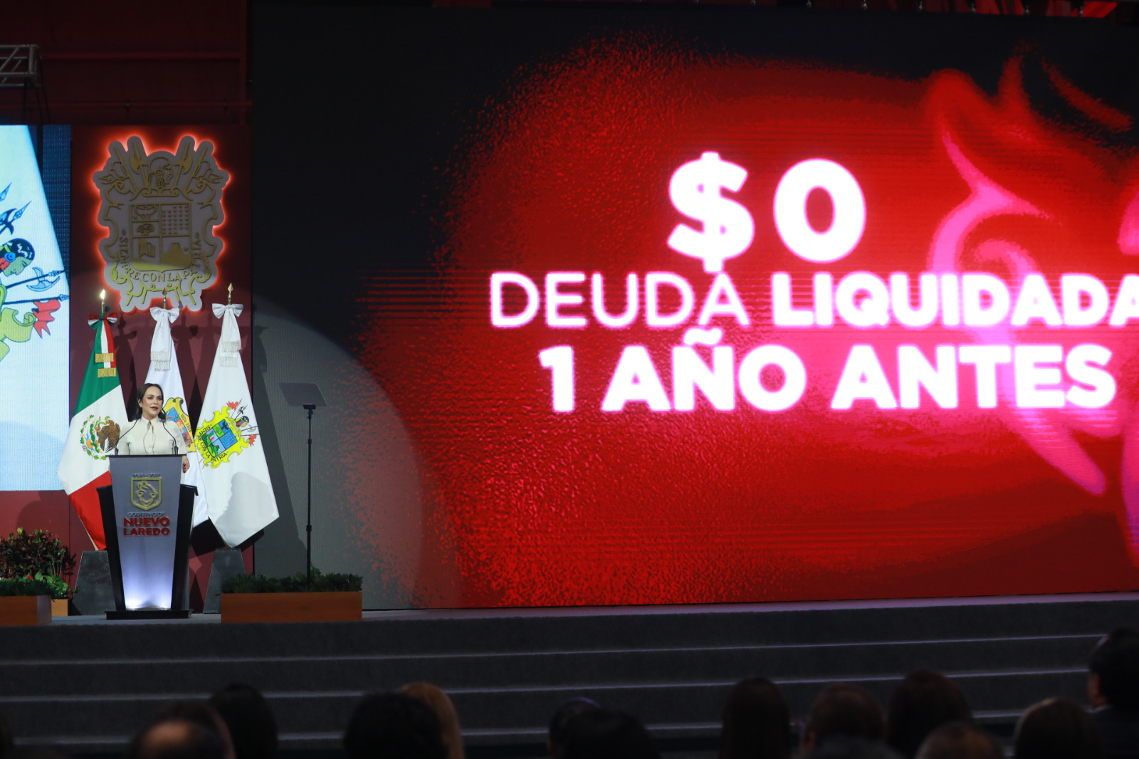 DEUDA CERO, UNO DE LOS GRANDES RESULTADOS DEL SEGUNDO INFORME DE GOBIERNO DE CARMEN LILIA CANTUROSAS