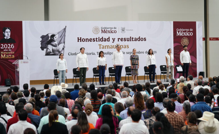 DESTACA CARMEN LILIA CANTUROSAS RESULTADOS DE CLAUDIA SHEINBAUM EN TAMAULIPAS Y SU VISIÓN ESTRATÉGICA PARA NUEVO LAREDO