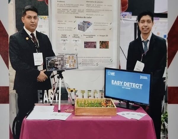 Estudiante de la UAT gana medalla de plata en Malasia con radar agrícola innovador