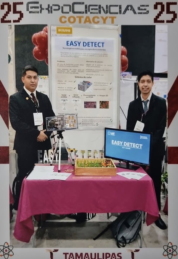 Estudiante de la UAT gana medalla de plata en Malasia con radar agrícola innovador