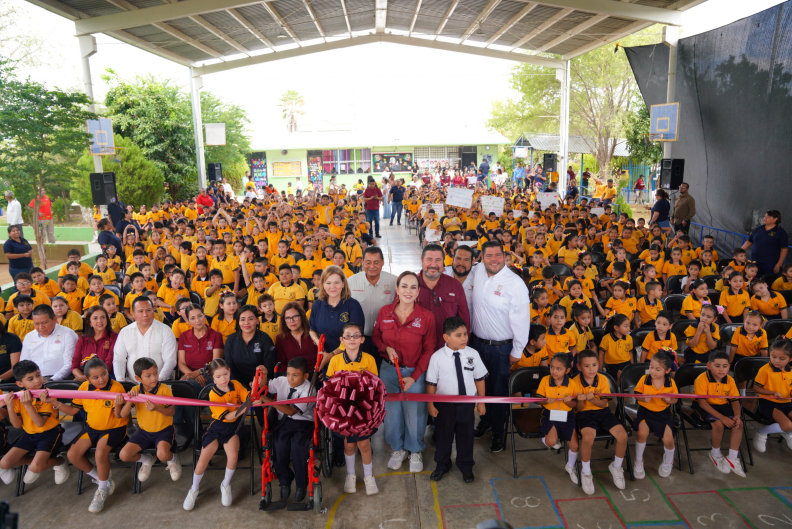 ALCALDESA CARMEN LILIA CONSTRUYE MEJORES ESPACIOS PARA APRENDER CON 4.2 MDP EN OBRAS EDUCATIVAS