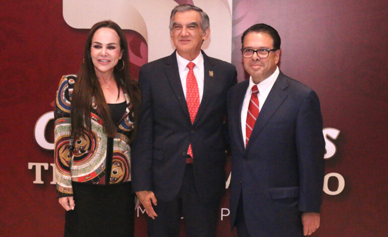 RECONOCE CARMEN LILIA CANTUROSAS LIDERAZGO DE GOBERNADOR AMÉRICO VILLARREAL ANAYA Y TRANSFORMACIÓN DE NUEVO LAREDO Y TAMAULIPAS